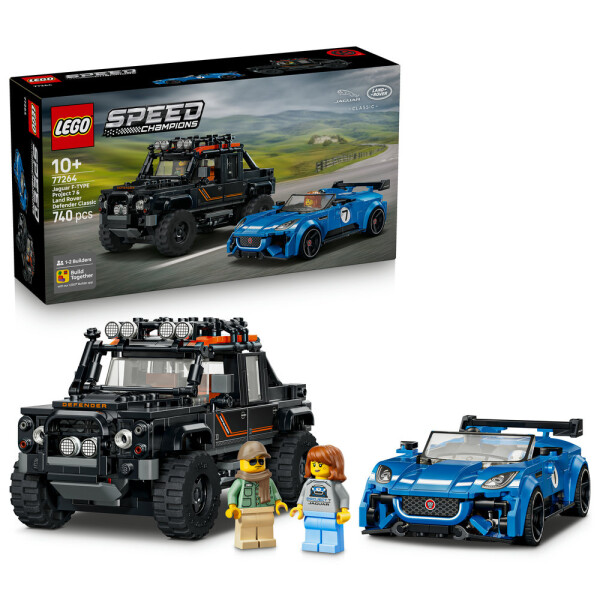 LEGO LEGO® Speed Champions 77264 Jaguar Project 7 a Land Rover Defender