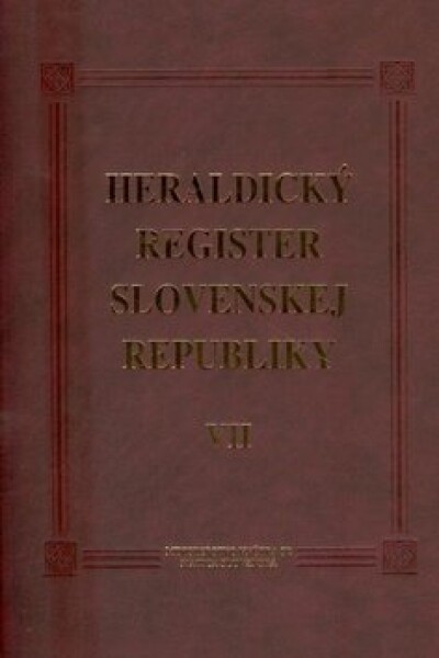 Heraldický register Slovenskej republiky VII