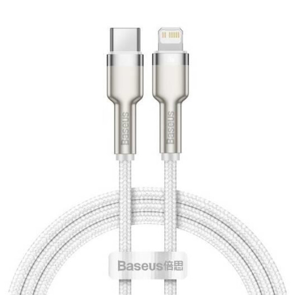 Kabel BASEUS Cafule USB-C/Lightning 2m White 20W