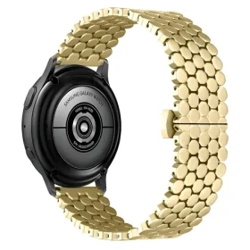 Beline Metal Honeycomb 20 mm zlatá / Řemínek pro chytré hodinky / kovový / voštinový vzor