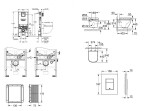 GROHE - Rapid SLX Set předstěnové instalace, klozetu, sedátka SoftClose a tlačítka Skate Cosmopolitan, kartáčovaný Cool Sunrise SANI11BB4111