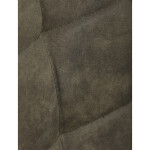 Židle jídelní, zelená látka cowboy, nohy černý kov