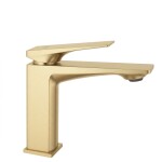 REA - Umyvadlová baterie PREMIUM Prime Brush Gold Low REA-B6775