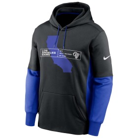 Nike Pánská mikina Los Angeles Rams NFL Color Block Therma Hoodie Velikost: M
