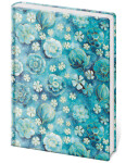 Linkovaný zápisník A4 Vario XL - FLOWER