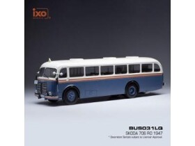 Autobus Škoda 706 RO (1947) - Šedá 1:43 IXO