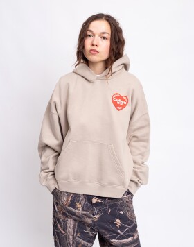 Carhartt WIP W' Hooded Hartt Case Sweat Fleur de Sel L
