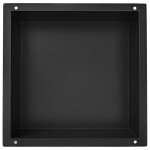 CERANO - Zápustná polička/nika do obkladu - černá matná - 30x30x10 CER-417473