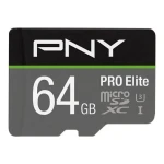 PNY PRO Elite microSDXC 64GB / Paměťová karta / Class 10 / UHS-I U3 / R100/W60 MB/s (P-SDU64GV31100PRO-GE)