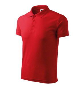 Pique Polo polokošile pánská červená 4XL