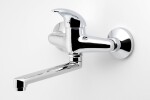 NOVASERVIS Umyvadlová dřezová baterie 150 mm Metalia 55 chrom 55076,0