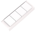 Gollinuci Koupelnový organizér bílý 422x146