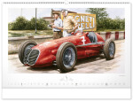 Nástěnný kalendář 2026 NOTIQUE - Oldtimers – Václav Zapadlík, 64 x 42 cm