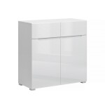ARTEN (NANO Systems s.r.o.) Komoda YOLK-2D2S (Bílý lesk) KOMODA-YOLK-2D2S