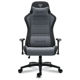 SENSE7 Spellcaster FUKU XL černo-šedá / Herní židle / Látka / nastavitelná / pojezdová kolečka / nosnost 160 kg