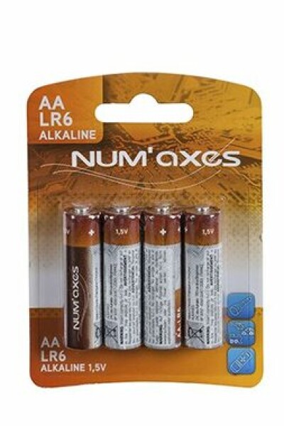 Num'axes Baterie 1.5V LR06 balení 4ks (BG-303213)