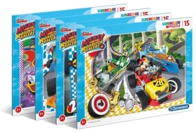 Clementoni Puzzle Mickey a závodníci: Závod