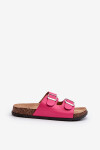 Dámské pantofle s přezkami Fuchsia Oliena Velikost: 38