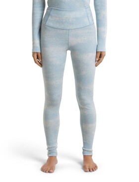 Dámské merino spodky ICEBREAKER Wmns Merino 260 Tech Vertex High Rise Leggings Chillwav, Snow/Zinc Blue/J velikost: XS
