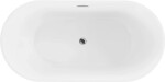 MEXEN - FLAVIA volně stojící vana 150x75, bílá bez krytky přepadu a zátky 54031507500-SS