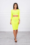 Dámský set 9084 Neon žlutá - K-Fashion UNI neon žlutá