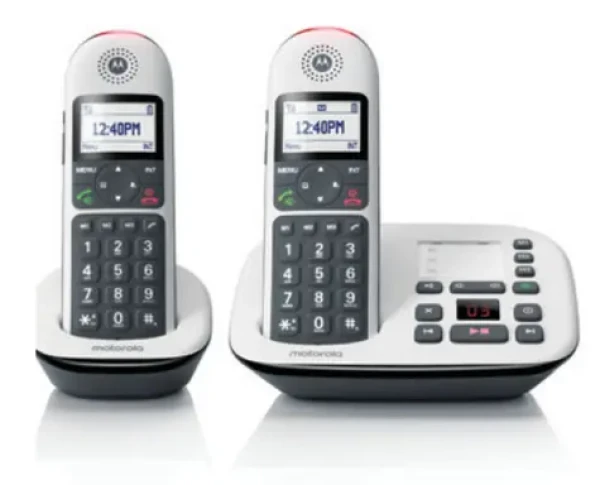 Motorola CD5012 bílá / Bezšňůrový telefon / LCD displej 1,8" / Identifikace volajícího (G31000X18W2AWE)
