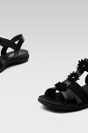 Sandály Go Soft WI16-5702-01 Přírodní kůže (useň) - Lícová,Látka/-Látka