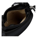 Luxusní dámská kožená crossbody kabelka Nica, černá