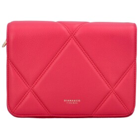 Dámská koženková crossbody Zafi, fuchsiová