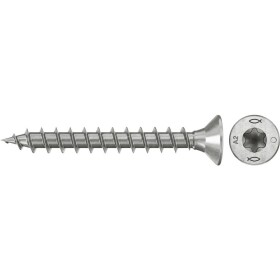 Fischer 574052 šrouby do dřevotřísky 3 mm 16 mm TX Nerezová ocel 200 ks