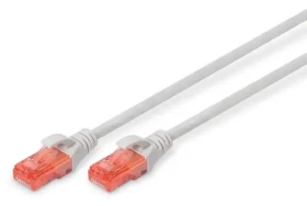 Digitus Cat6 U/UTP šedá / Patch kabel / RJ-45 / 1,5 m / 250 MHz / LSZH (DK-1617-015)