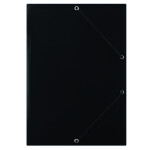 DONAU spisové desky s gumičkou, A4, lepenka, černé