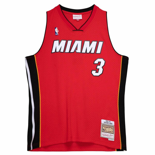 Mitchell & Ness Pánský dres Miami Heat NBA Dwyane Wade #3 Swingman - Červená Velikost: L