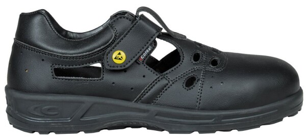 Pracovní sandály Cofra JACK BLACK ESD S1 FO SR Velikost boty: 45, Černá