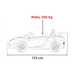 Mamido Dětské elektrické autíčko Lamborghini Aventador SV modré