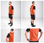 Dres FORCE MTB RULES krátký rukáv, oranžový (Barva oranžová, velikost XXL)
