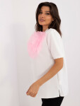 Halenka LK BZ 509686.92 bílá růžová L/XL