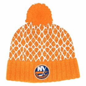 Adidas Pánská zimní čepice New York Islanders NHL 2019 20 Goal Net Pudelmütze