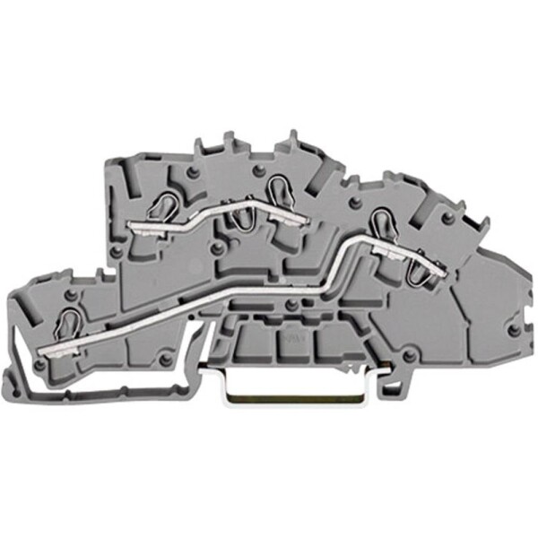 WAGO 2003-7642 patrová instalační svorka 5.20 mm pružinová svorka osazení: L, L šedá 1 ks