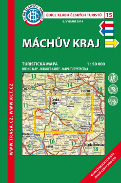 KČT 15 Máchův kraj 1:50 000/ vydání 2023