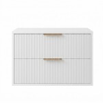 REA - Koupelnová skříňka pod umyvadlo Mono 60cm White REA-M0402