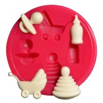 Cesil Silikonová forma Sada pro miminka 3 cm