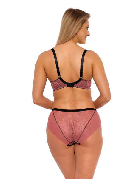 Dámské kalhotky Gaia GFP 1259 Lise S-4XL černo-růžová M