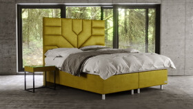 Materasso Postel čalouněná FORREST boxspring ROZMĚR: 180 x 200 cm,šedá