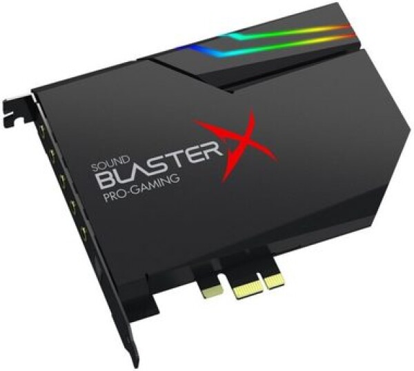 Sound BlasterX AE-5 černá / Zvuková karta 7.1 / 32bit / PCIe / molex (70SB174000000)