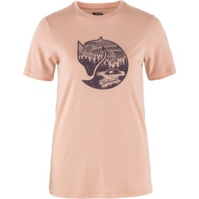 FJÄLLRÄVEN Abisko Wool Fox SS W, Chalk Rose-Port (vzorek) velikost: S