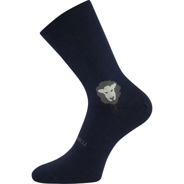 VOXX Ponožky anatomicky tvarované z merino BAREFOOTAN s ionty stříbra TMAVĚ MODRÉ (3 páry) 43-46 124974