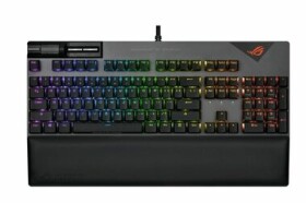 ASUS ROG Strix Flare II (FR) černá / Herní klávesnice / USB-A 2.0 / ROG NX RED / RGB / FR layout (90MP02D6-BKFA00)