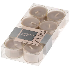 Vonné svíčky Persimon & Vanilla 8 ks Gala kerzen Vonné svíčky Persimon & Vanilla 8 ks Gala kerzen