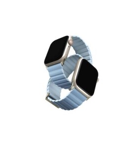 UNIQ Revix Premium Edition Reversible Magnetic řemínek pro Apple Watch 41 40 38 mm - ARCTIC (modrá) (8886463684269)